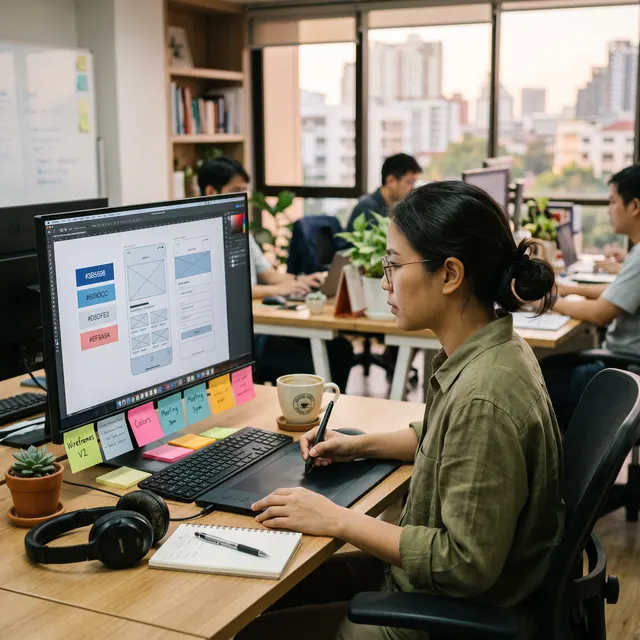 ออกแบบหน้าจอ — Design