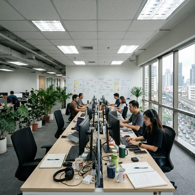 ฟลอร์ทำงานหลัก — The main floor