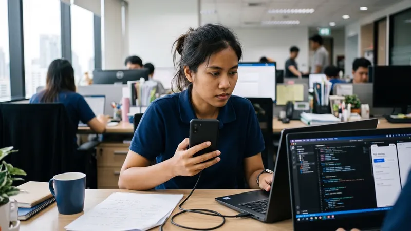 เทสต์บนเครื่องจริง — Device testing